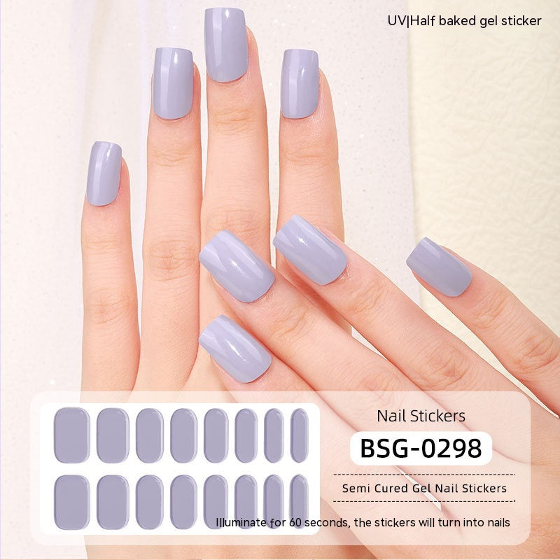 Semi-curing Gel Nail Sticker Gel Beauty