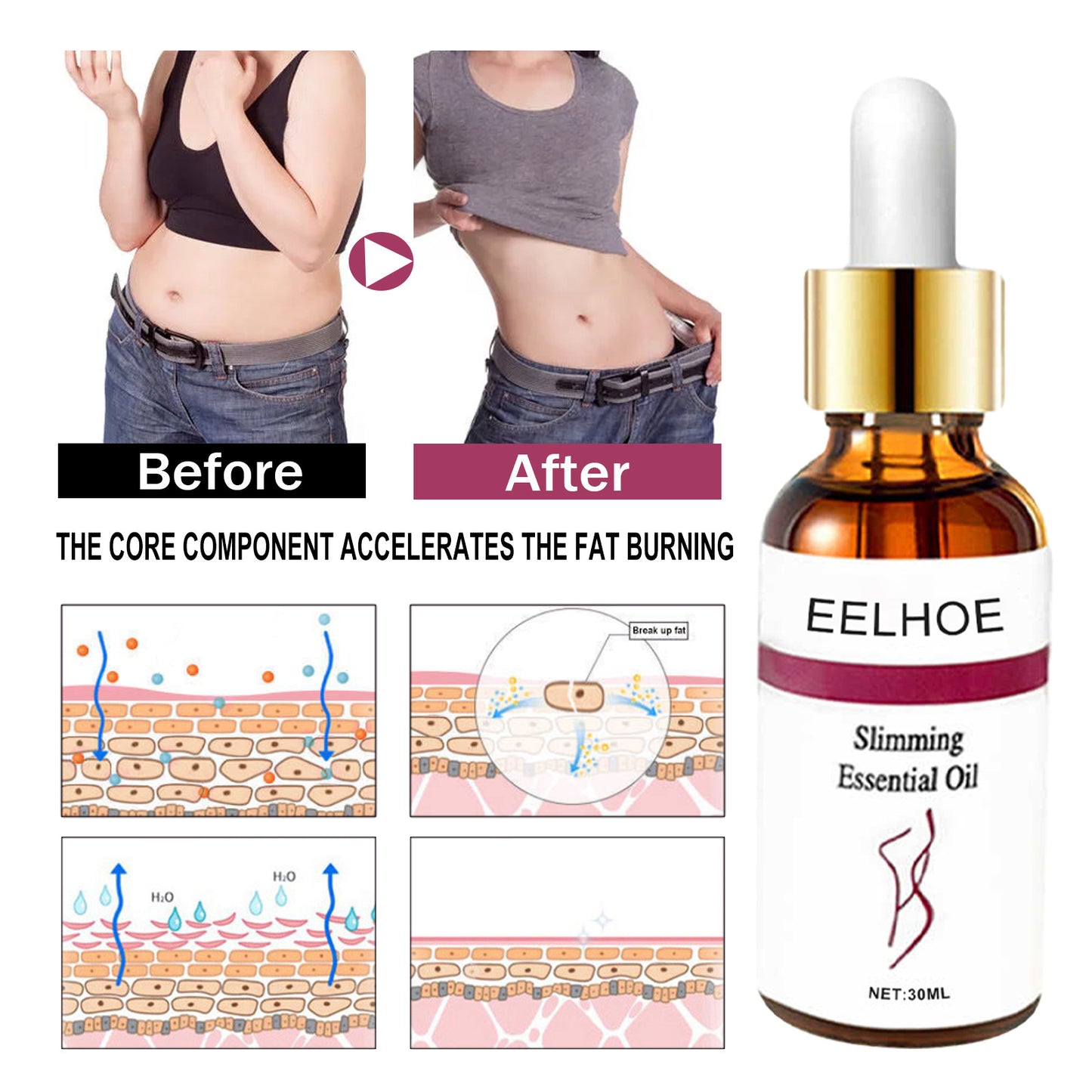 Slimming Massage Essential Oil Beauty Fat Removal