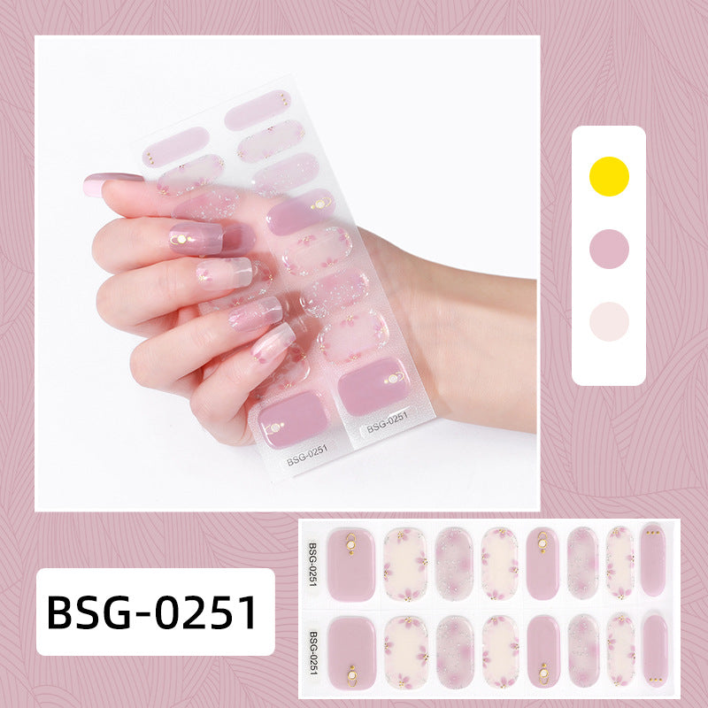 Semi-curing Gel Nail Sticker Gel Beauty